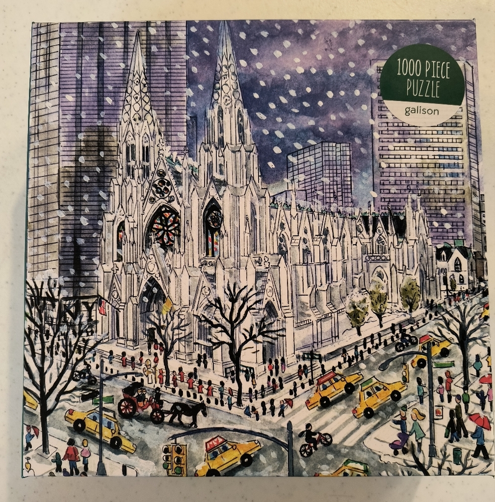 Galison St. Patrick's Cathedral 1000 Piece Puzzle